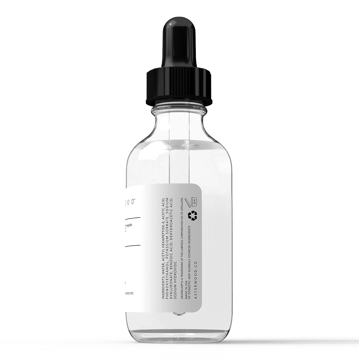 image:imageAsterwood Argireline Serum with Hyaluronic Acid Peptide Serum for Face Wrinkle Reducing AntiAging Nourishing FragranceFree 2 Fl Oz2 Fl Oz Pack of 1