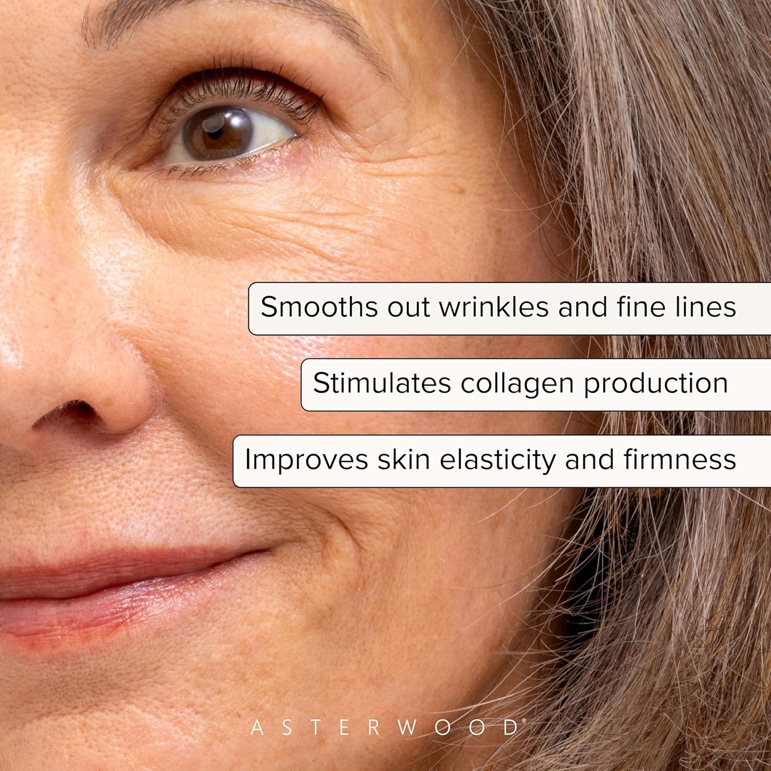 image:imageAsterwood Bakuchiol Serum for Face Retinol Alternative Plumping AntiAging Wrinkle Reducing FragranceFree 1 Fl Oz1 Fl Oz Pack of 1