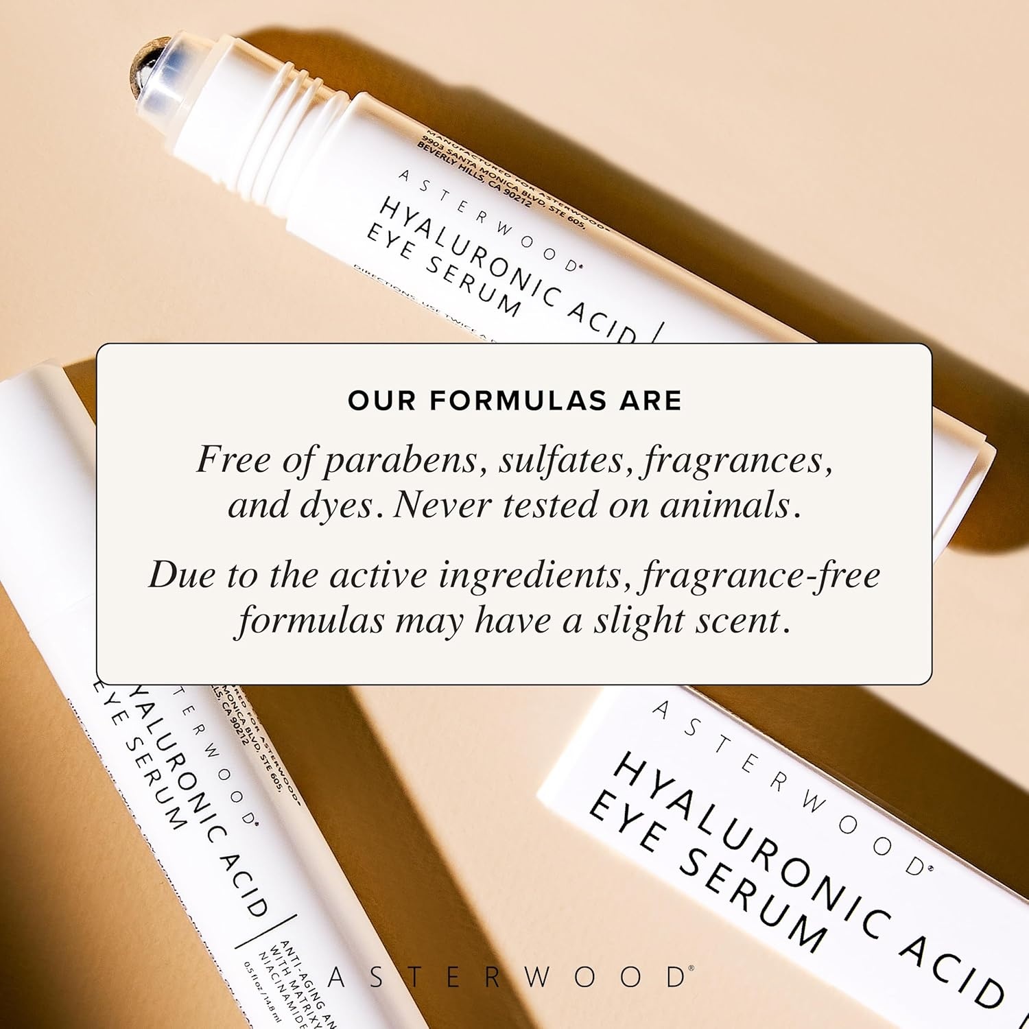 image:imageAsterwood Hyaluronic Acid Eye Serum Reduces Undereye Bags Wrinkles Dark Circles Fine Lines amp Crows Feet with Matrixyl 3000 Niacinamide amp Caffeine Treatment for Women amp Men 05 Fl Oz05 Fl Oz Pack of 1