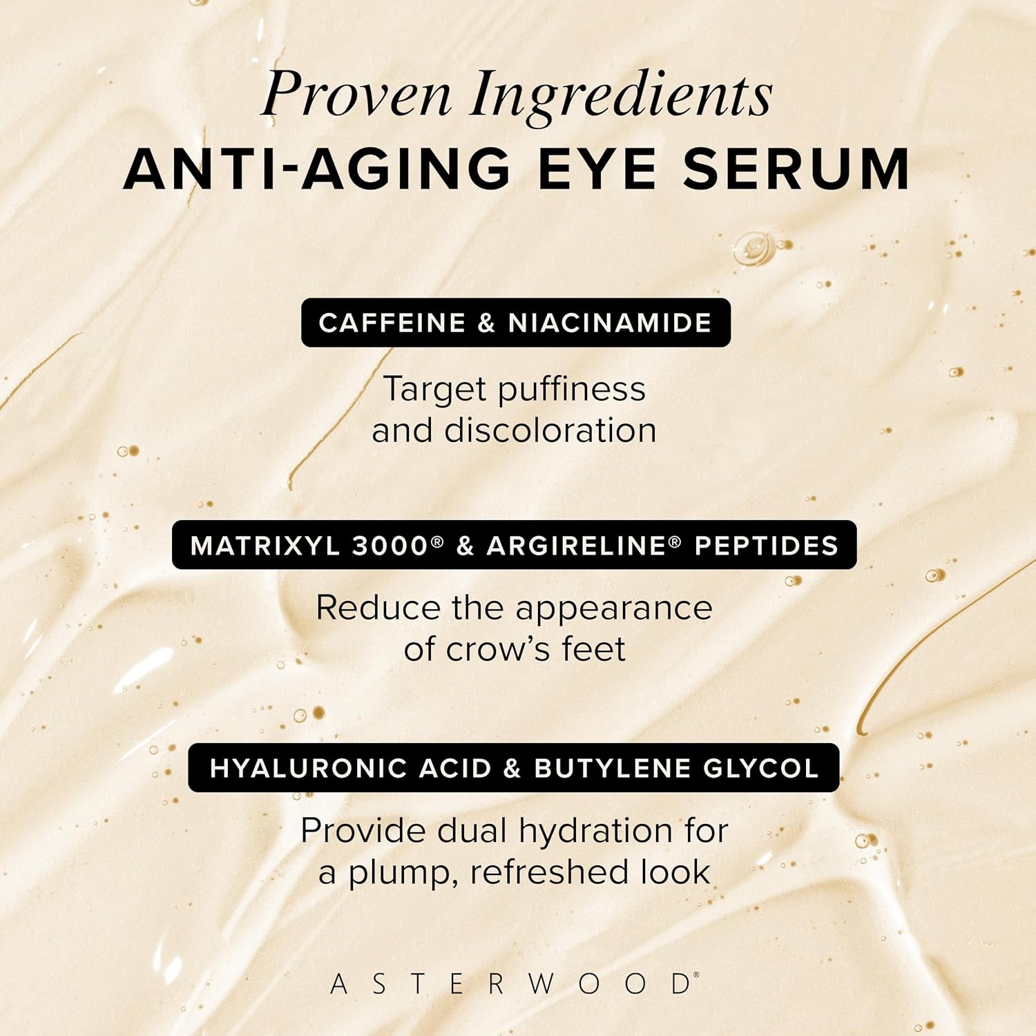 image:imageAsterwood Hyaluronic Acid Eye Serum Triple Ceramide Serum 1 oz