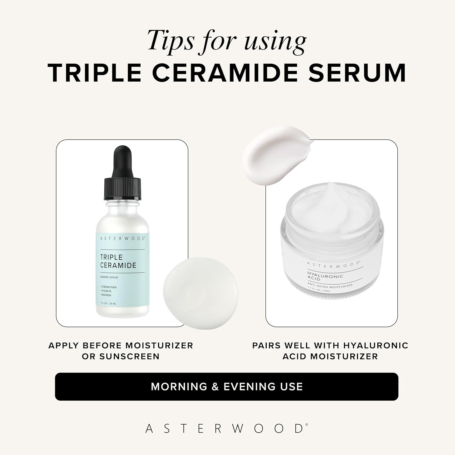 image:imageAsterwood Triple Repair Serum 1 oz Triple Ceramide Serum 1 oz