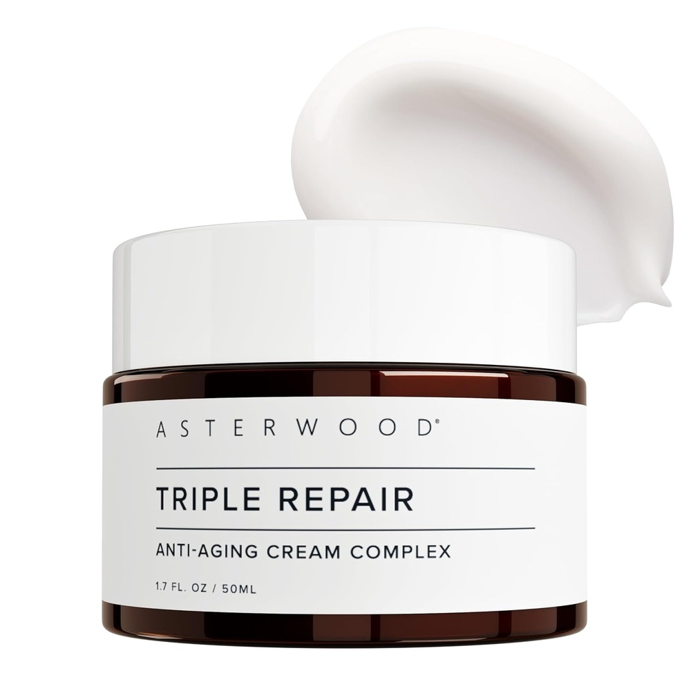 image:imageAsterwood Matrixyl 3000 Argireline Peptide Vitamin C Cream Triple Repair with Hyaluronic Acid AntiAging Wrinkle Reducing Hydrating FragranceFree 17 Fl Oz17 Fl Oz Pack of 1