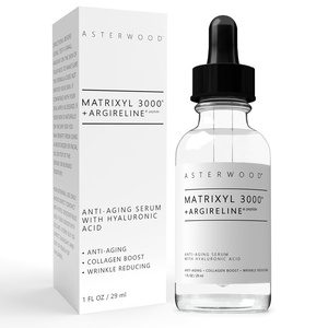 image:imageAsterwood Matrixyl 3000  Argireline Serum for Face  Multi Peptide Serum with Hyaluronic Acid  AntiAging Wrinkle Reducing Collagen Boosting  FragranceFree  8 Fl Oz1 Fl Oz Pack of 1