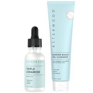 image:imageAsterwood Naturals Triple Ceramide Serum 1 oz  Barrier Boost Cleansing Gel 529 Fl Oz