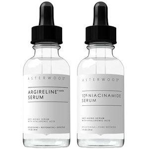 image:imageAsterwood Argireline Peptide Serum 1 oz  10 Niacinamide Serum 1 oz